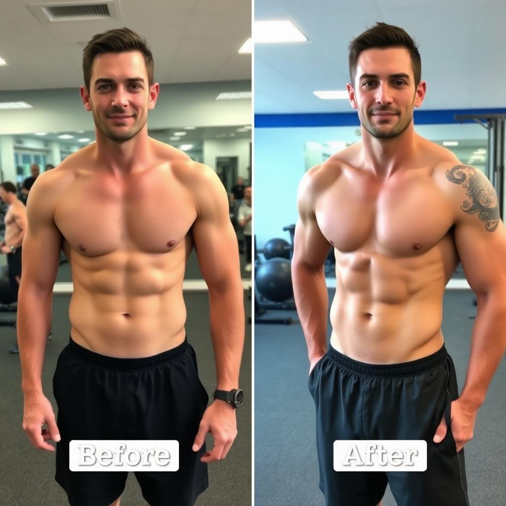 Theo transformation over 18 weeks